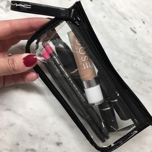 Clear MAC Cosmetics Makeup Bag